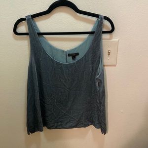 J Crew velvet tank Large